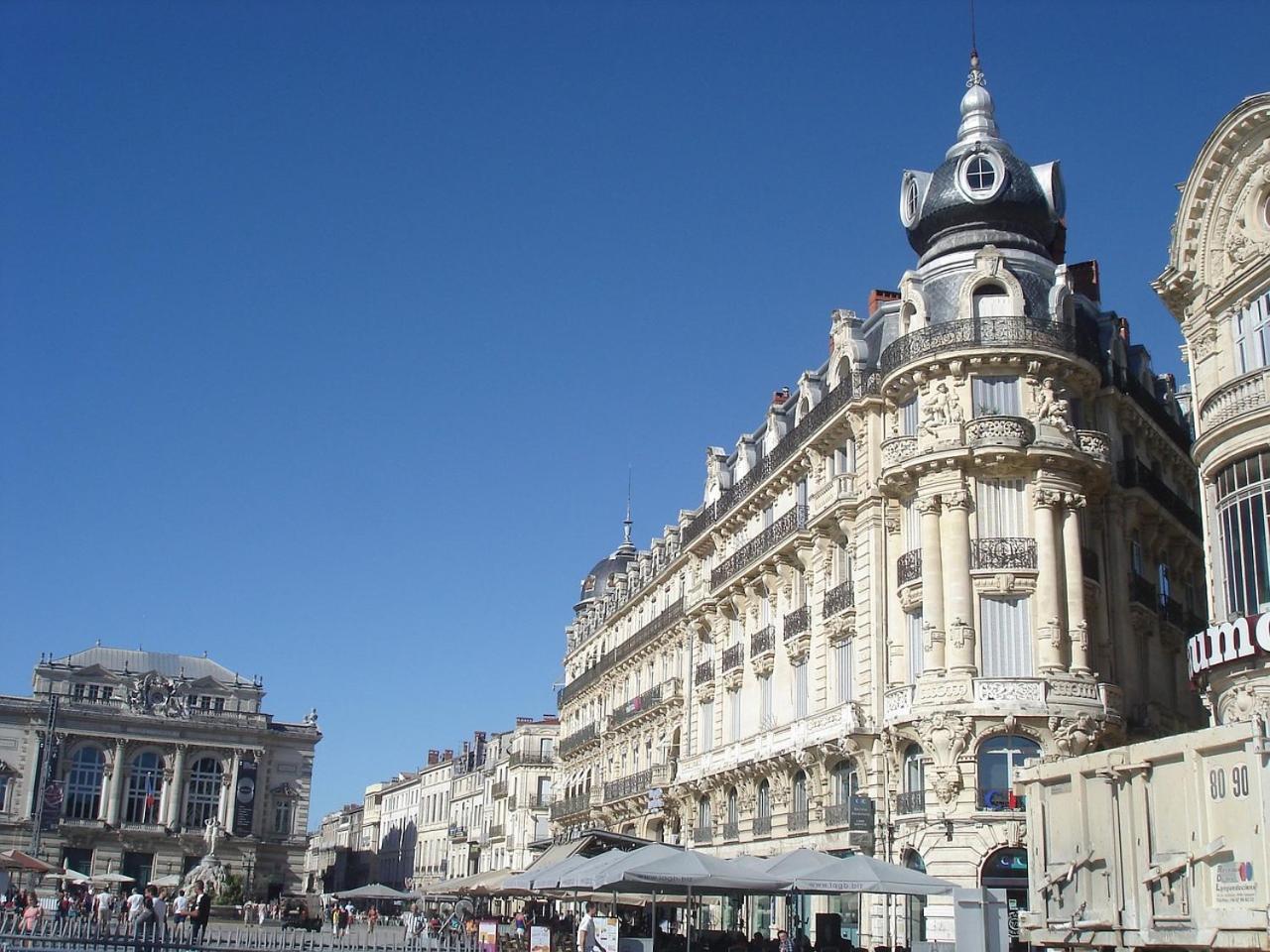 Douillet Et Coquet Appartement Climatise - Parking Prive Gratuit - Centre Montpellier Exterior foto